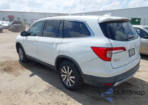 2020 Honda Pilot 2Wd Ex-L z USA, uszkodzony, nr VIN 5FNYF5H54LB019493